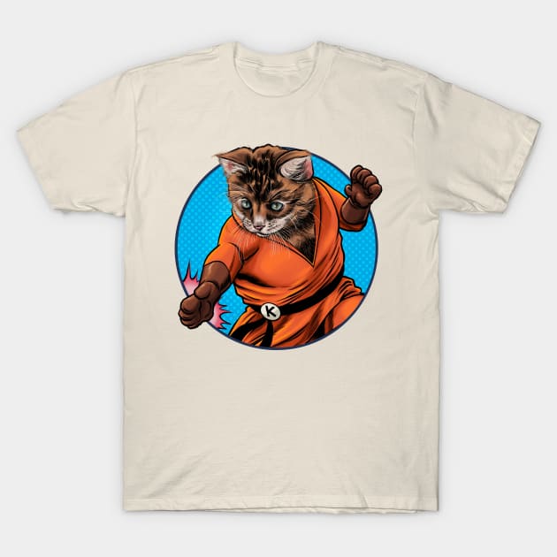 Karate kitten T-Shirt by ThirteenthFloor